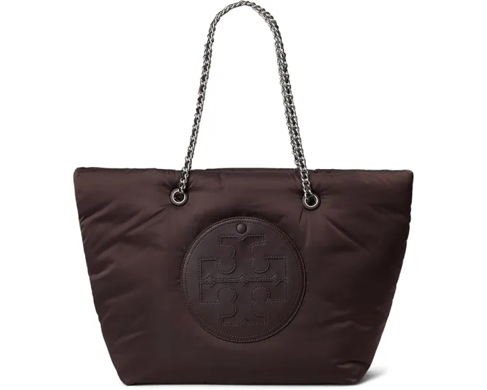 Объемная сумка Tory Burch Ella Puffy Chain Tote на цепочке