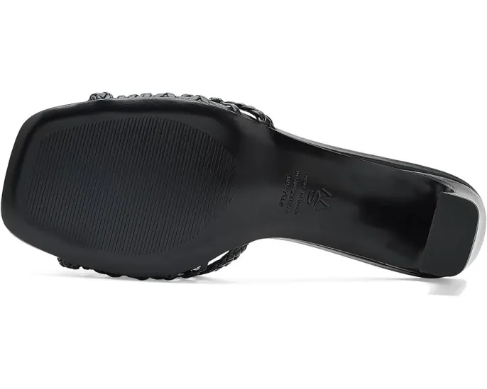 Сланцы Stuart Weitzman Marina Slides 50 с плетеным верхом