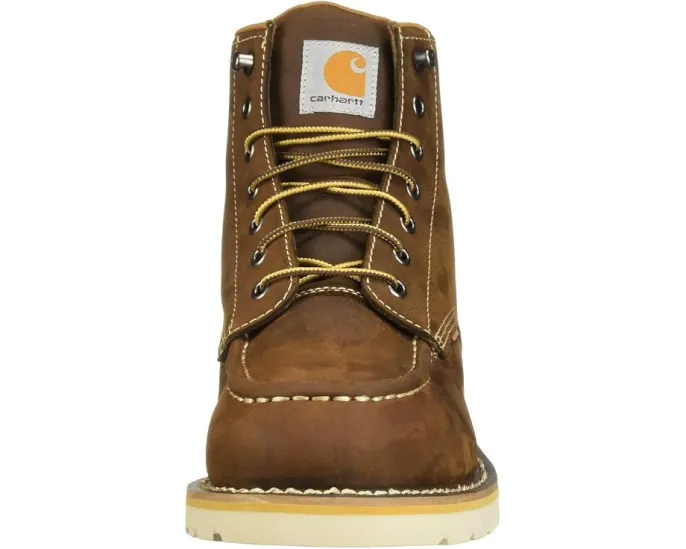 Водонепроницаемый ботинок Carhartt 6 дюймов со стальным носком и клиновидной подошвой