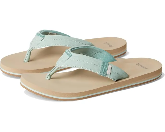 Сандалии Sanuk Sawyer с ремешком из экокожи и стелькой из переработанного полиэстера