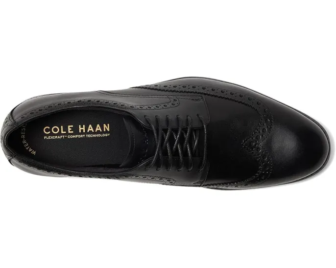 Оксфорды Cole Haan Harmon Grand Wingtip с кожаной подкладкой и подошвой EVA