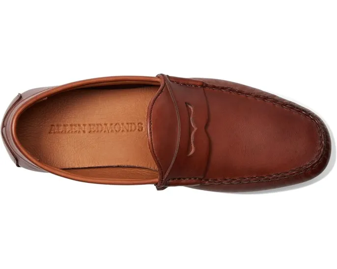 Мокасины Allen Edmonds Supersport Penny с круглым носком и прорезной деталью