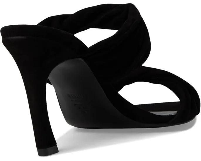 Туфли-мюли Schutz Meline из замши на скульптурной шпильке