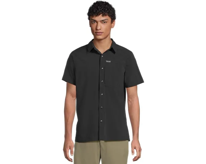 Columbia Sage Peak Woven Short Sleeve Shirt с защитой UPF 50 и технологией влагоотведения