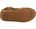Ботильоны Side Zip Double Fringe от Minnetonka Kids с бахромой и молнией