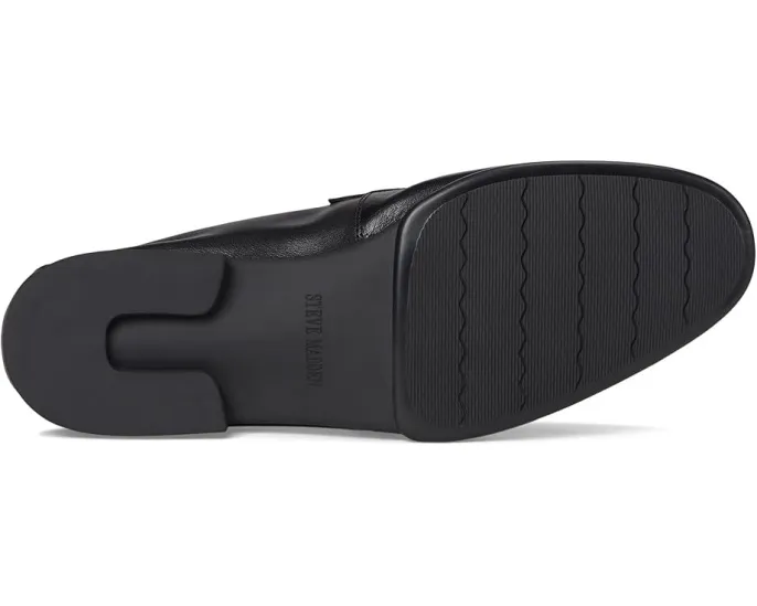 Пенни лоферы Steve Madden Belleaire из кожи с квадратным каблуком