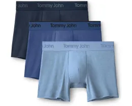 Tommy John Second Skin Modal 4 дюйма (10.16 см) боксеры 3 шт из роскошной ткани