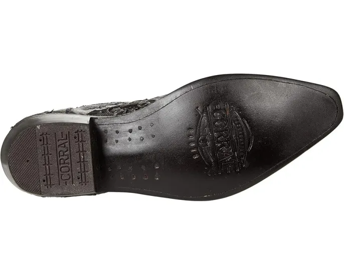 Сапоги A4116 от Corral Boots с зауженным носком и декоративным верхом