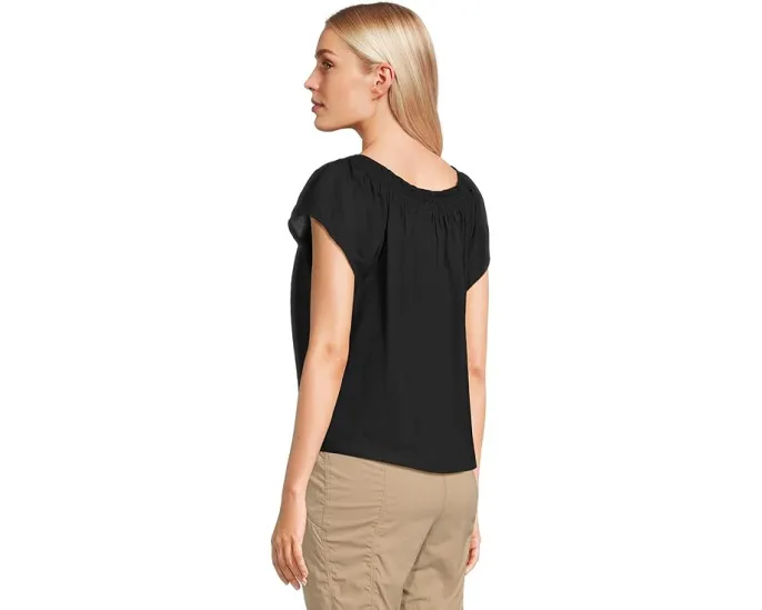 Топ Prana Laguna Heights с коротким рукавом и сборками