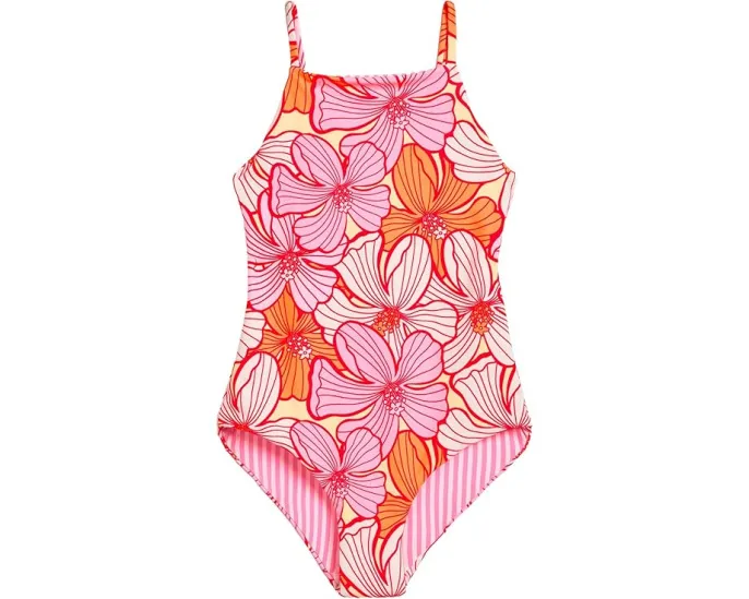 Детский купальник Maaji Kids Retro Bloom Eagle с реверсивным дизайном