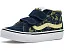 Кроссовки Vans Kids SK8 Mid Reissue V с верхом из замши и холста на липучках
