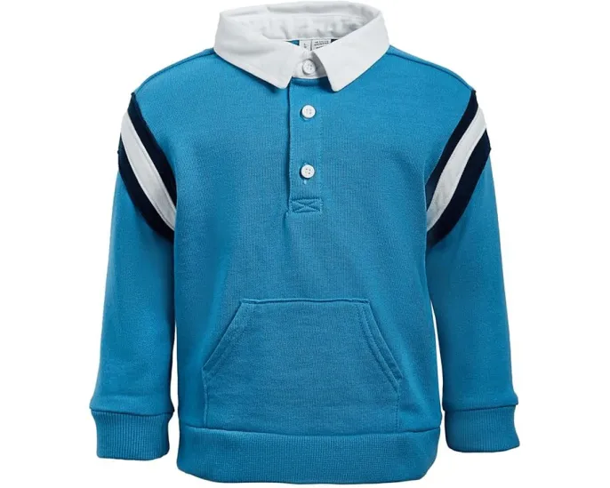 Детский поло-свитшот Janie and Jack с воротником и застежкой