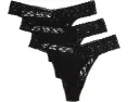 Набор из 3 стрингов Hanky Panky с классической посадкой и хлопковой ластовицей