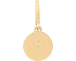 Подвеска Kate Spade New York Mini S с гравировкой из латуни