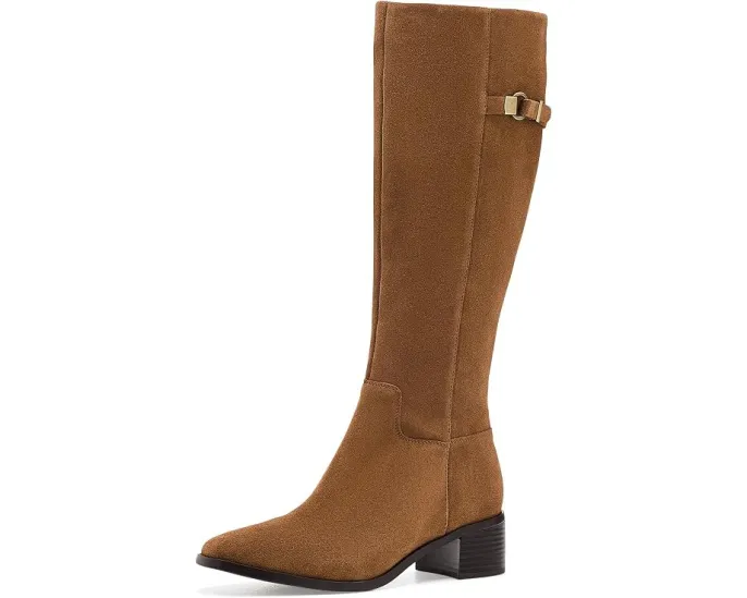Ботинки Clarks Wrenn Hi из замши с квадратным мысом и отделкой в стиле кантри