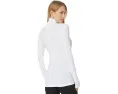 Norma Kamali Топ с длинным рукавом Slim Fit Long Sleeve Turtle Top с принтом и отверстиями для большого пальца