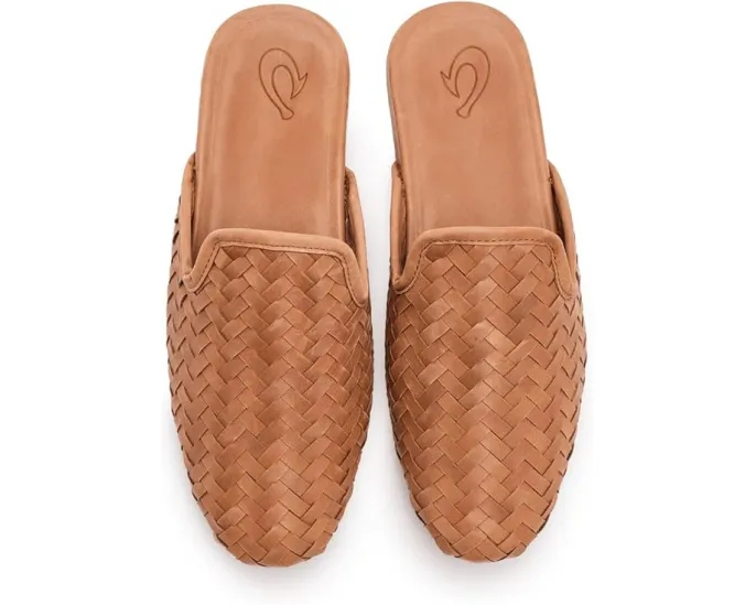 Домашняя обувь OluKai Mi'i из кожи для элегантного стиля