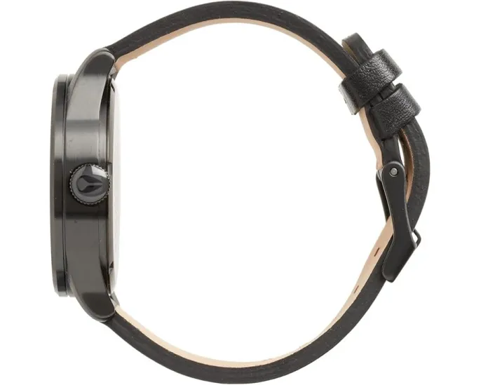 Наручные часы Nixon Sentry Leather с кожанным ремешком и календарем