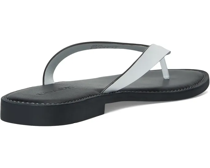 Шлепанцы COACH Brianna с кожаным верхом и мягкой стелькой