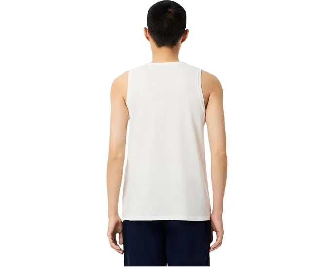 Три майки Lacoste Slim Fit из 100% хлопка с круглым вырезом и фирменным крокодилом