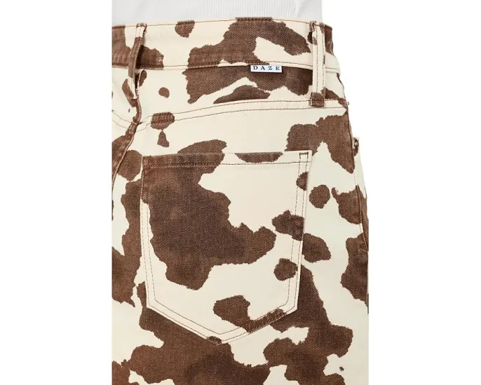 Юбка мини Malibu Mini Mid Waist от DAZE с завышенной талией