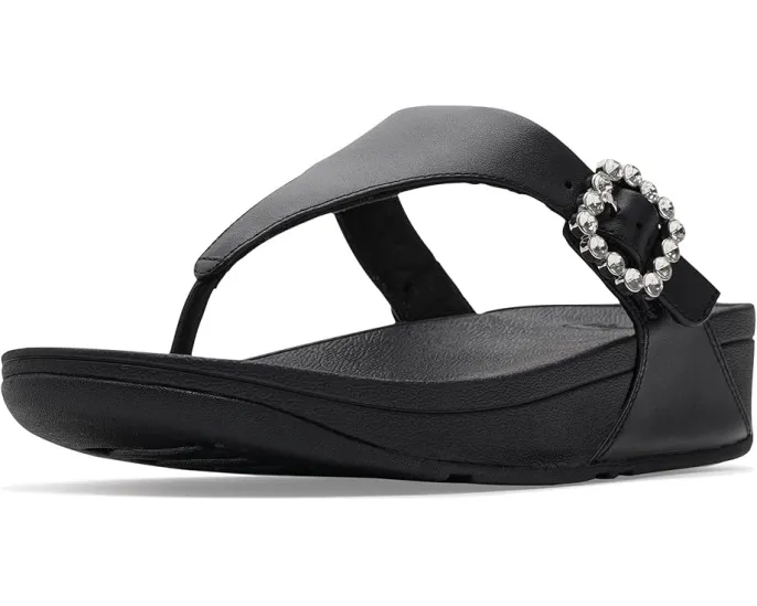 Сандалии FitFlop Lulu с кристальной пряжкой и анатомической стелькой
