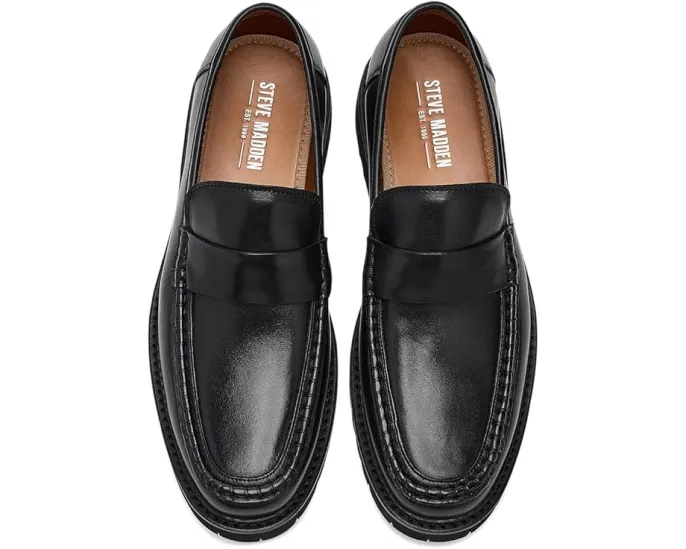 Лоферы Steve Madden Bradner из гладкой кожи на массивной подошве