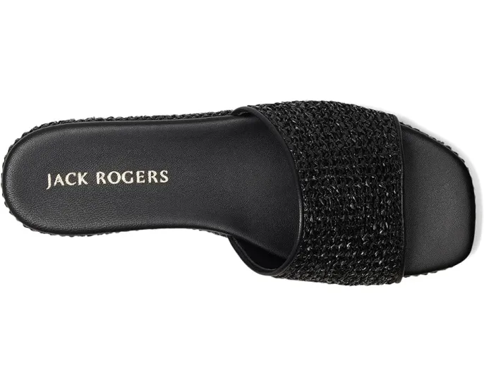 Сандалии Jack Rogers Bay Flatform на платформе с верхом из кожи и подошвой из резины