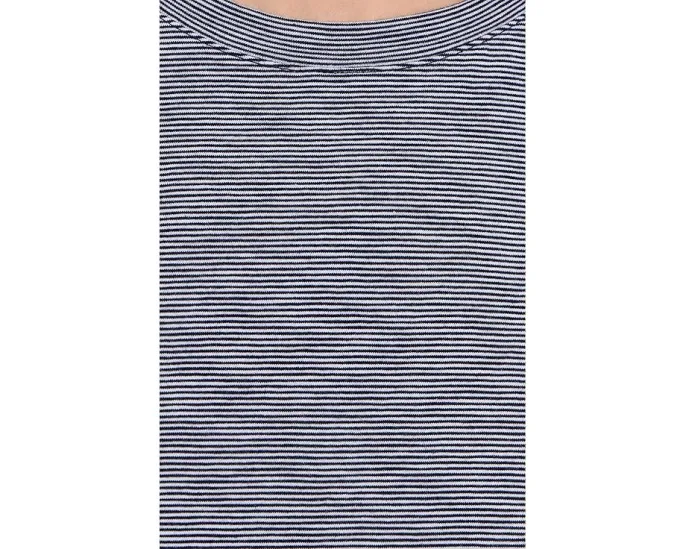 Футболка Bella Slub Tee Stripe Madewell из хлопка с полоской