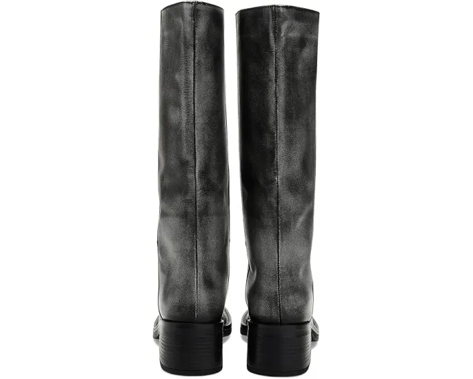 Ботинки Free People Dana Distressed Pull-on с состаренной кожей и квадратным носком