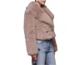 Короткая куртка из искусственного меха Cropped Faux Fur Jacket от Avec Les Filles