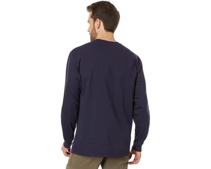 Огнестойкая хлопковая футболка Carhartt FR Force с длинным рукавом