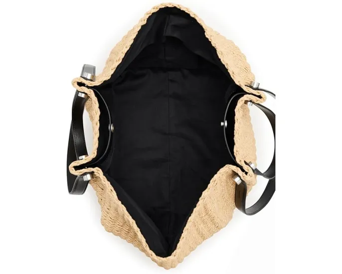 Сумка-тоут AllSaints Allington из соломки с магнитной застежкой