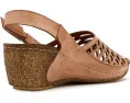 Женские босоножки Denair на танкетке с лазерной резьбой от Spring Step