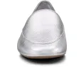 Birdies балетки Vesper Leather Flat серебристого цвета