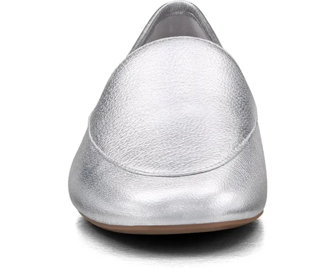 Birdies балетки Vesper Leather Flat серебристого цвета