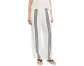 Льняные брюки Madewell Bold Stripe на завязках