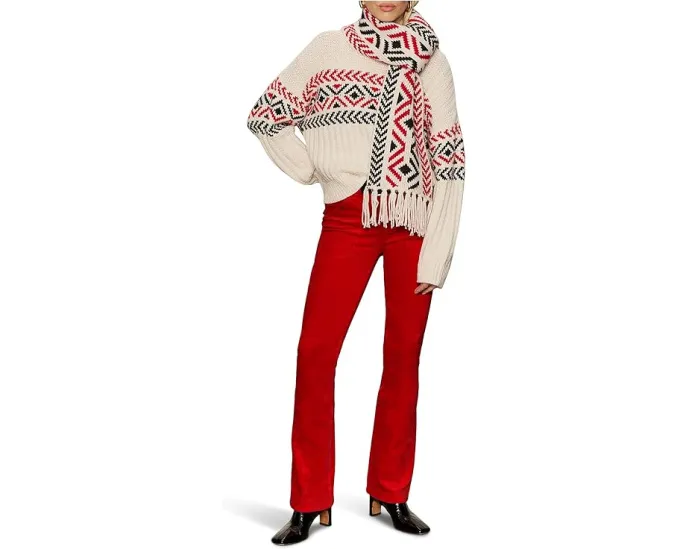 Шарф Send It от Sanctuary с геометрическим узором и кистями