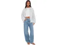 Free People полосатая льняная рубашка Laurel