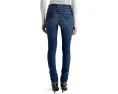 Джинсы AG Jeans Viola Mid Rise Skinny облегающие с эффектом stacking