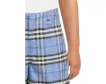 Шорты Oscar в клетку Burberry Kids с отворотами