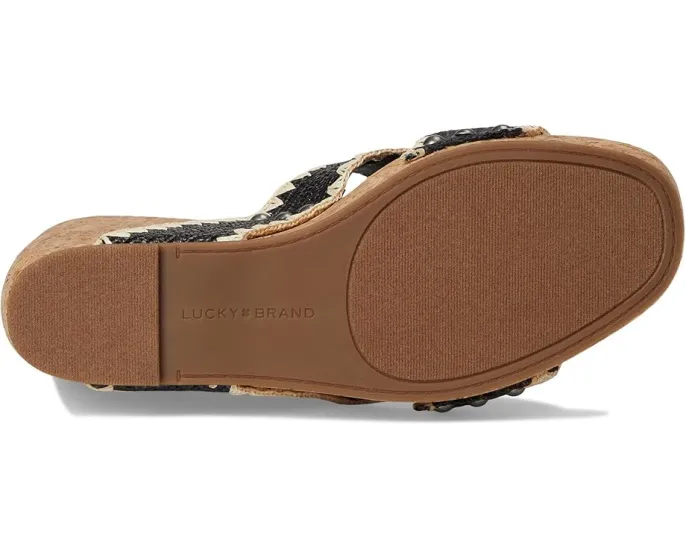 Lucky Brand босоножки Vickta Woven Band Cork Wedge