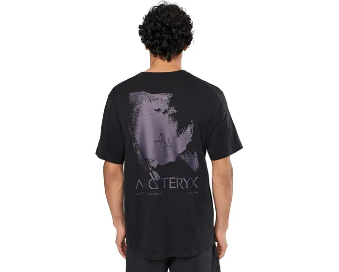 Футболка Kragg Sl Cotton Cacodaemon от Arc'teryx черная с серым