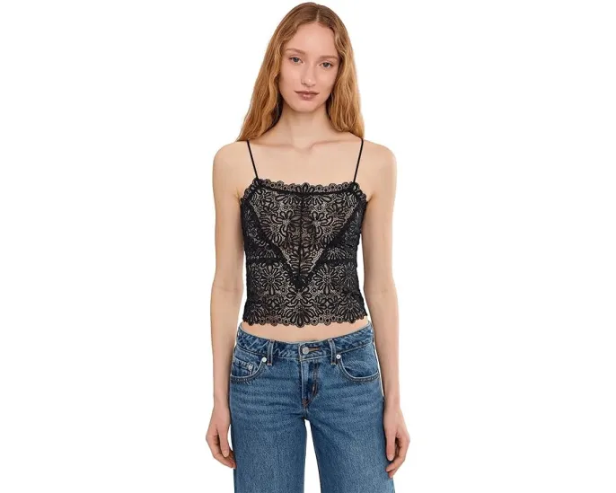 Камзол Love And Lace Cami с квадратным вырезом и кружевом Free People
