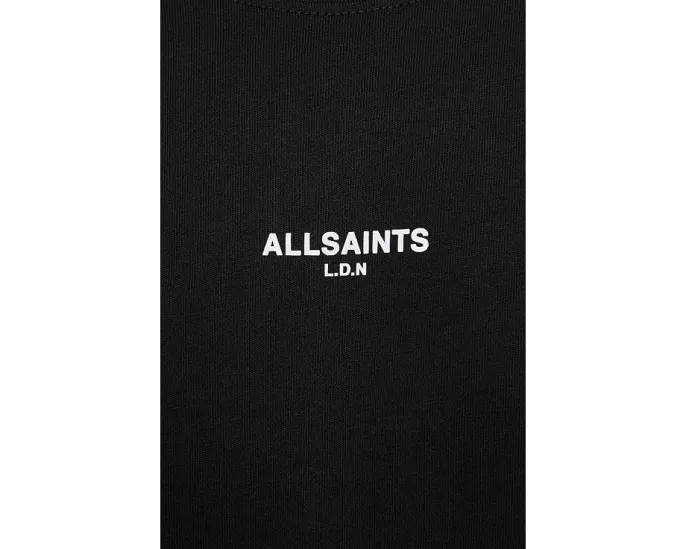 Футболка AllSaints Mikro с коротким рукавом и принтом логотипа