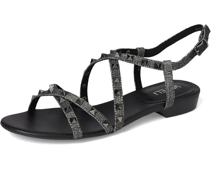 Босоножки Vaneli Basira с ремешками и декоративными заклепками