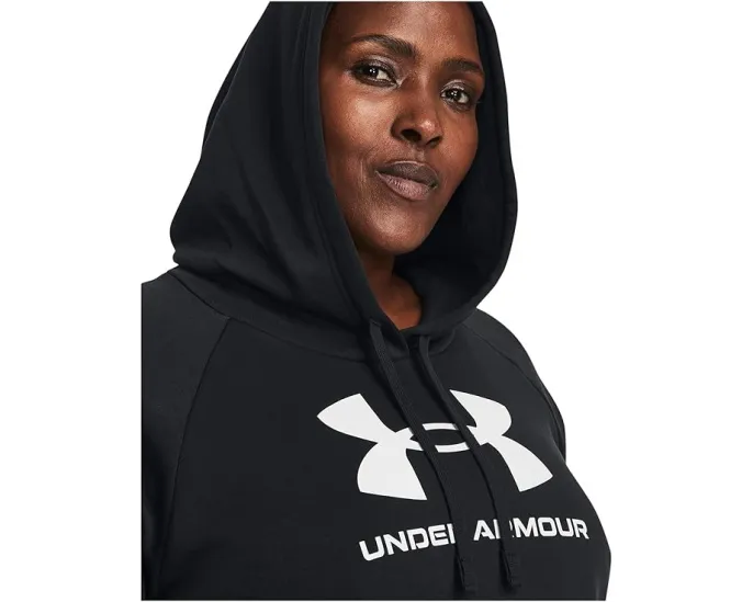 Under Armour худи Plus Size Rival Fleece с капюшоном и карманом-кенгуру