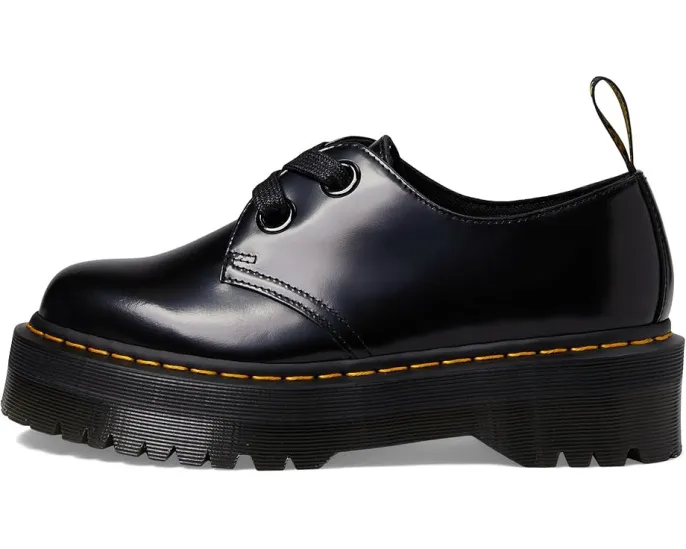 Туфли Dr. Martens Holly Quad Retro с радужным металлическим эффектом