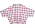 Burberry Kids блуза Maisie с воротником и короткими рукавами реглан