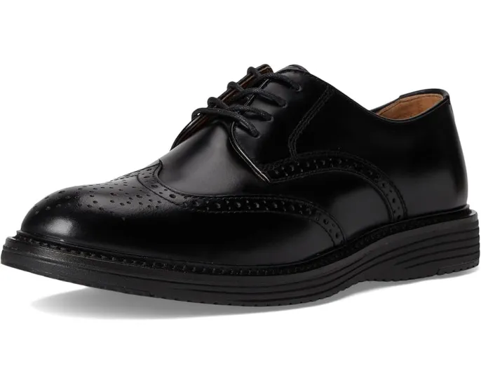 Johnston & Murphy туфли Upton Wingtip с перфорацией и стелькой с эффектом памяти